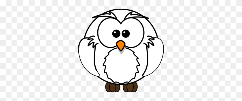 298x291 Barn Owl Clipart Wise Owl - Harry Potter Clipart Black And White