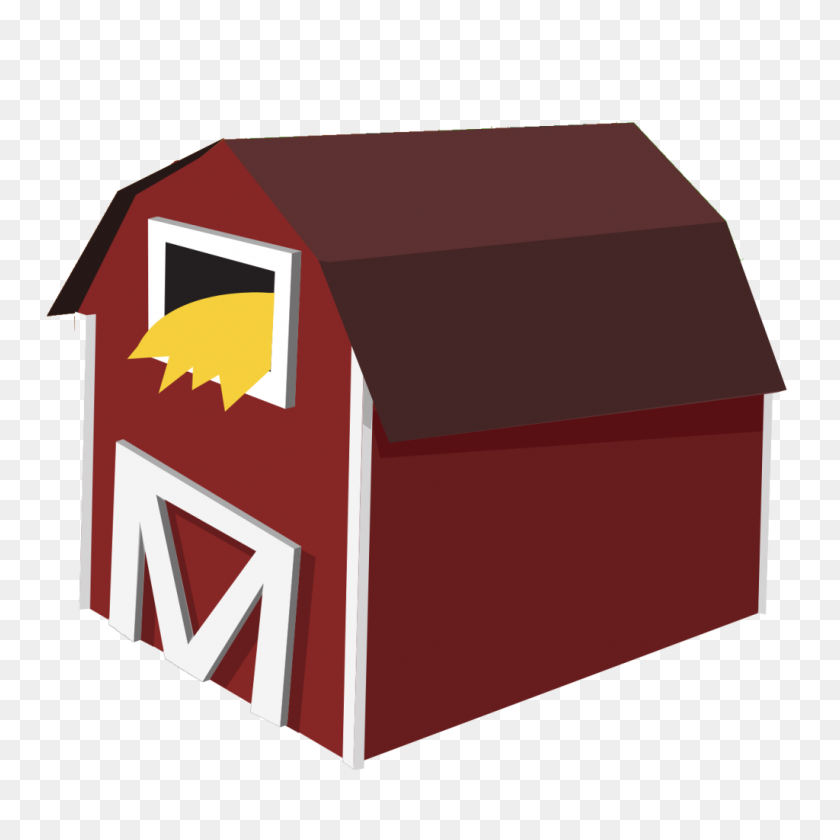 1024x1024 Barn Transparent Png - Shed PNG