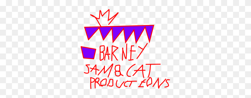 300x270 Barney Sam Cat Productions - Barney Clipart