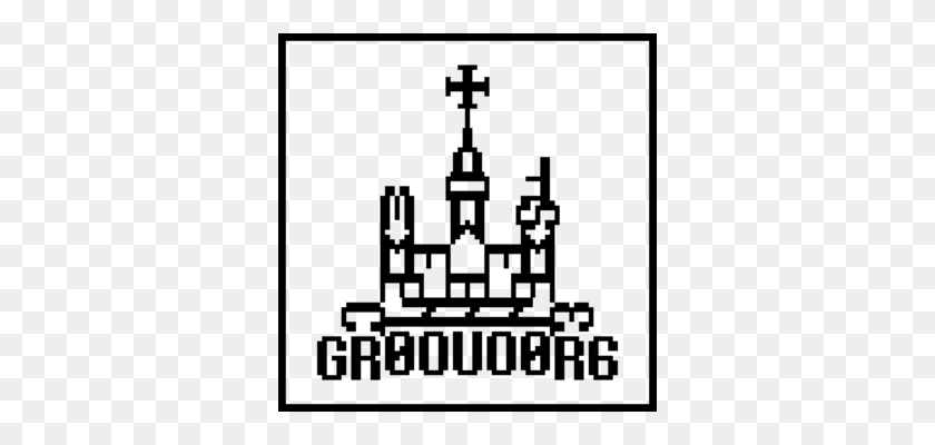 340x340 Baroque Architecture Gothic Architecture Church Building Free - Cross Clipart Black And White PNG