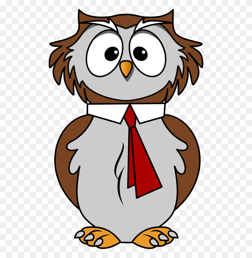 516x800 Barred Owl Clipart Wise Owl - Barn Owl Clipart
