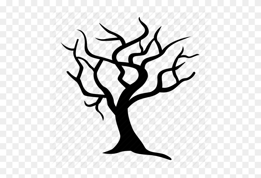 512x512 Barren, Dead, Leafless, Naked, Tree, Winter Icon - Weeping Willow Clip Art