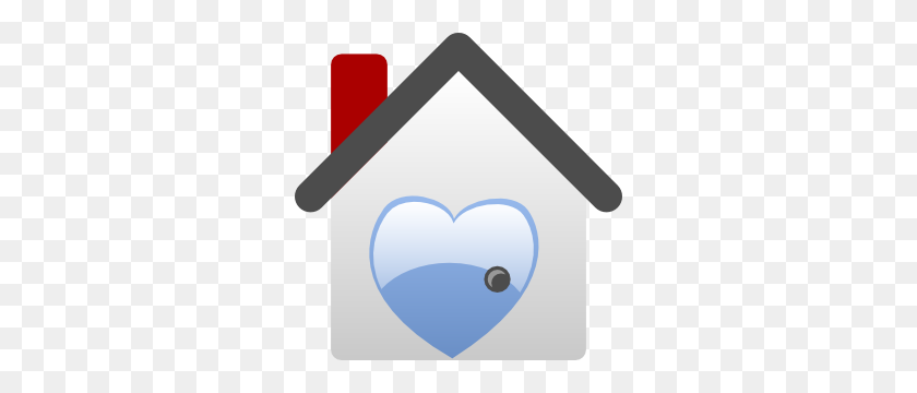300x300 Barretr House Love Clip Art - Real Heart Clipart