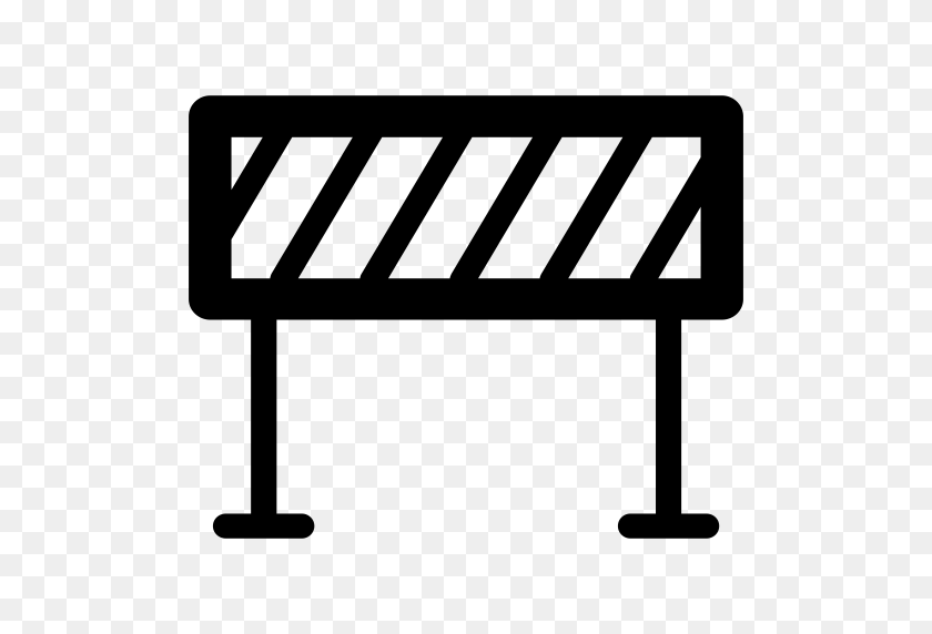 512x512 Barricade, Barrier, Barrier Sign Icon With Png And Vector Format - Barricade Clipart