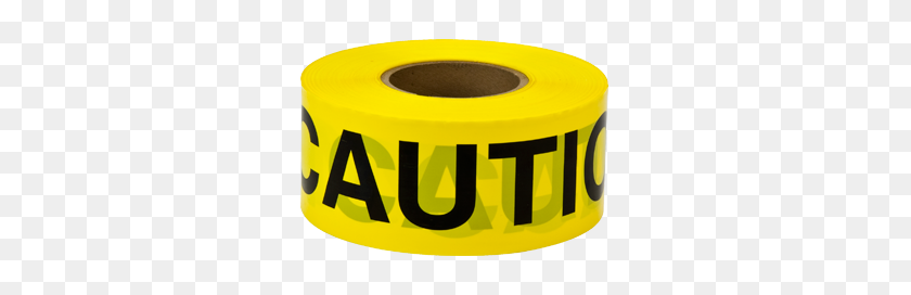 383x212 Barricade Tape Caution English Yellow - Caution Tape PNG