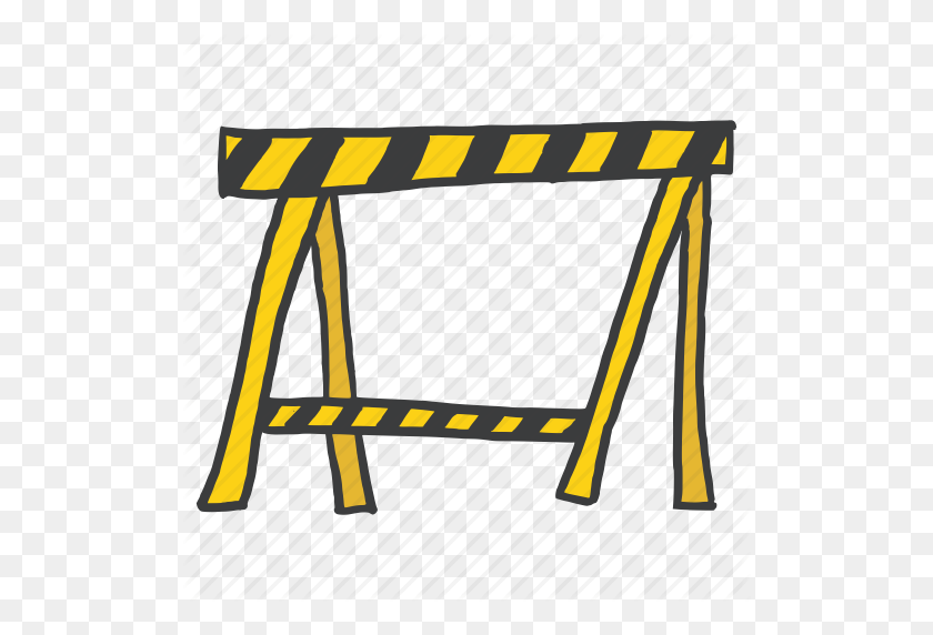 512x512 Barrier, Construction, Safe, Safety, Tape, Under, Warning Icon - Caution Tape PNG