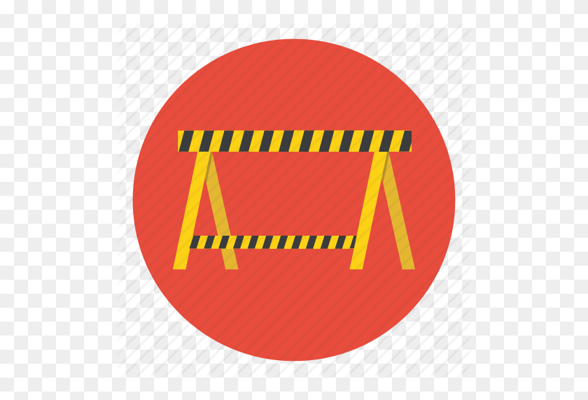 512x512 Barrier, Construction, Safe, Safety, Tape, Under, Warning Icon - Construction Tape PNG