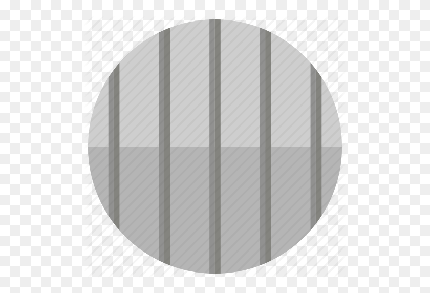 512x512 Bars, Behind Bars, Cell, Crime, Jail, Law, Prison Icon - Prison Bars PNG