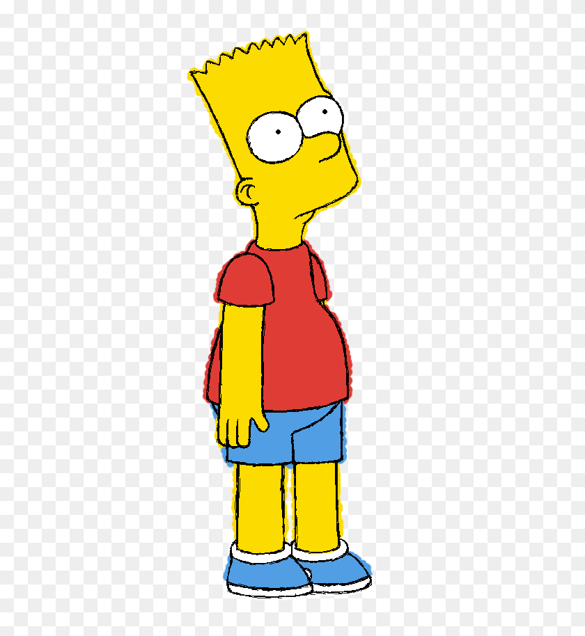 430x854 Bart Simpson - Bart Simpson Clipart