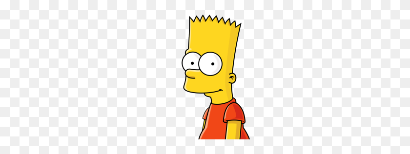 256x256 Bart Simpson Icono De Los Simpson Conjunto De Iconos De Jonathan Rey - Bart Simpson Png