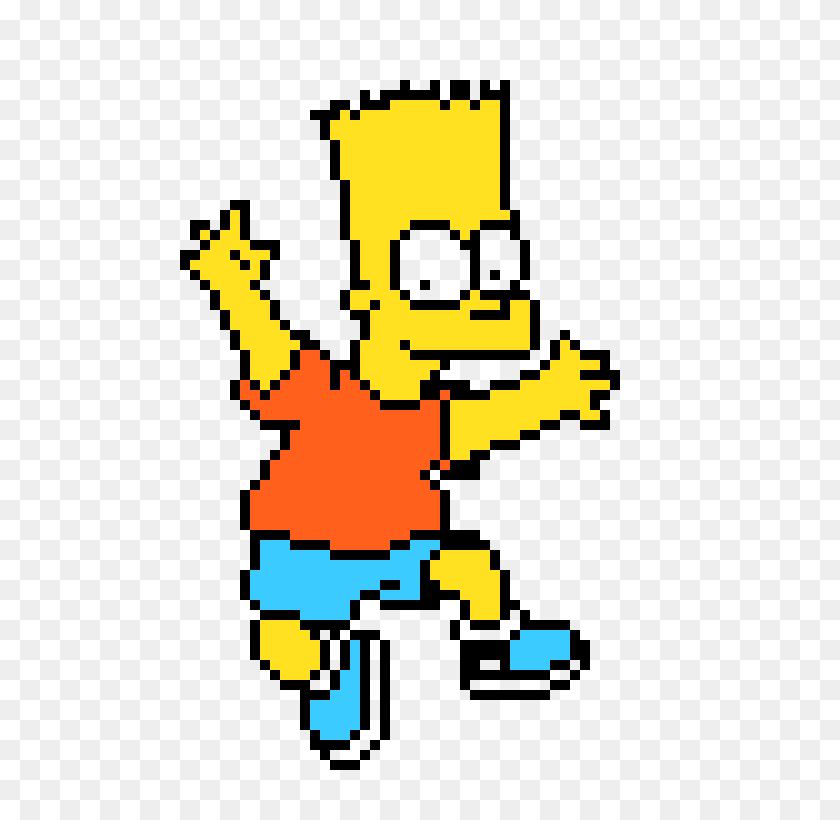 660x760 Bart Simpson Pixel Art Maker - Bart Simpson Clipart
