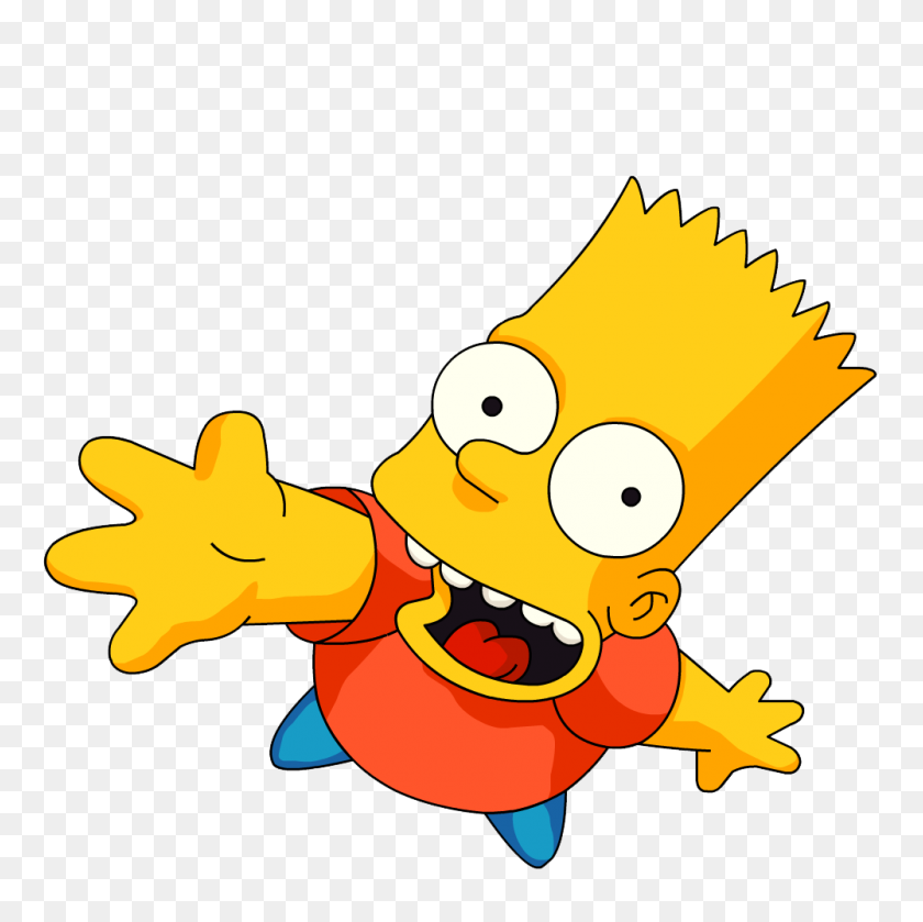 1000x1000 Bart Simpson Png