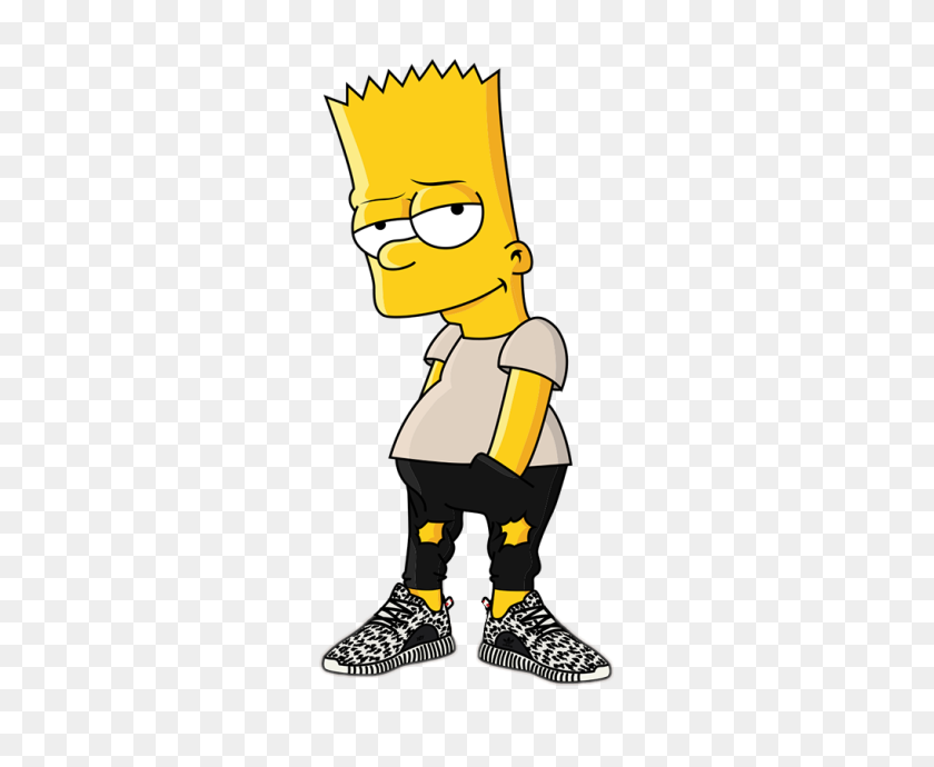 467x630 Bart Simpson Supreme Bape Money Trap Rich Lifestyle Yee - Rich Clipart