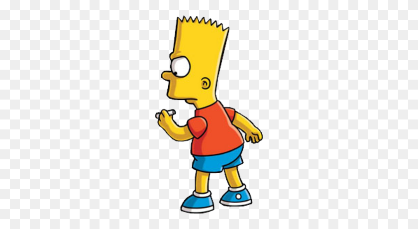 218x400 Bart Simpson Png