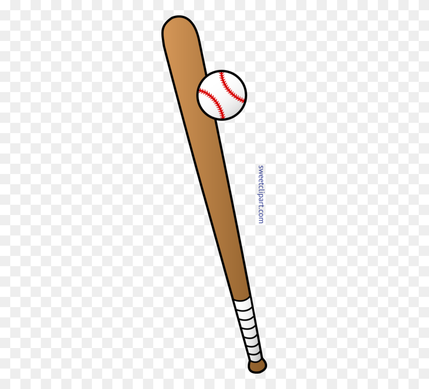 207x700 Baseball Bat Ball Clip Art - Baseball Bat And Ball Clipart