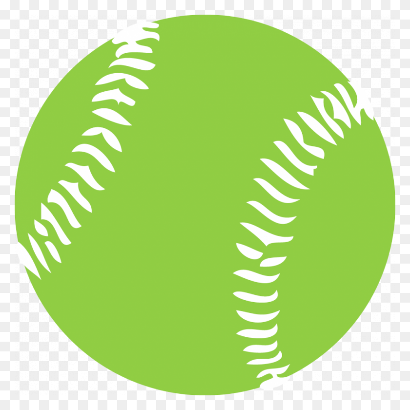 800x800 Зеленая Бейсбольная Бита - Клипарт С Пересеченными Бейсбольными Битами