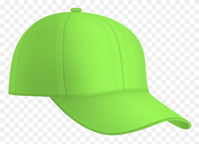 8000x5652 Gorra De Béisbol Verde Png Clipart - Sombrero De Béisbol Clipart
