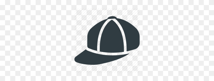 260x260 Baseball Cap Hat Clipart - Backwards Hat Clipart