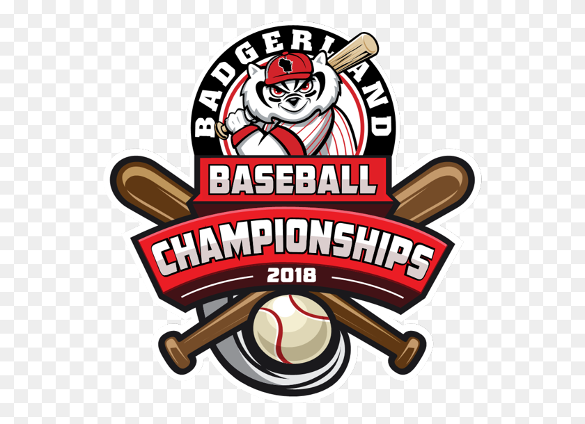 544x550 Baseball Championships - Wisconsin Badger Clipart