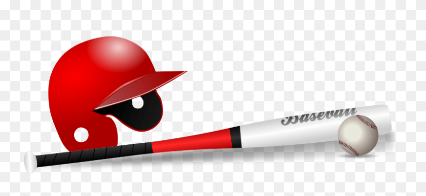 800x336 Baseball Cliparts Arrow - Baseball Bat And Ball Clipart