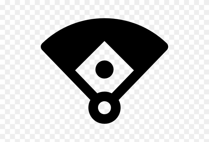 512x512 Baseball Diamond, Ball Field, Baseball, Sports And Competition Icon - Baseball Field PNG