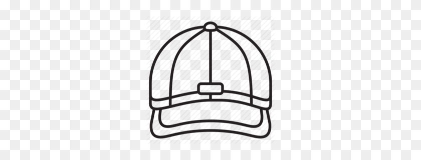 260x260 Baseball Hat Clip Art Clipart - Backwards Hat Clipart