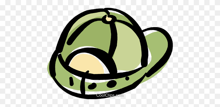 480x351 Baseball Hat Royalty Free Vector Clip Art Illustration - Baseball Helmet Clipart