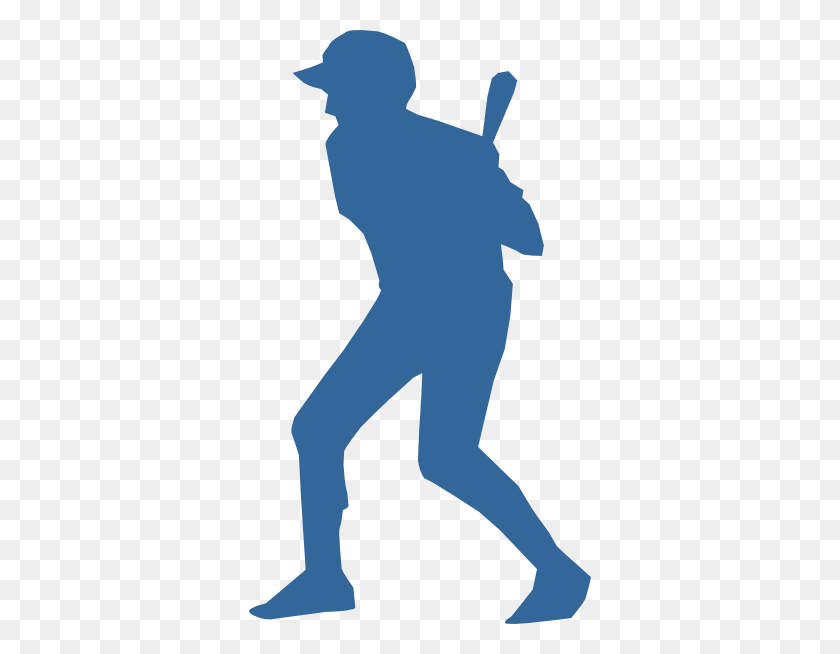 342x594 Jugador De Béisbol Corriendo Clipart - Softball Catcher Clipart