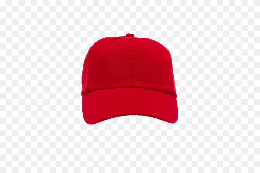 500x500 Baseball Red Cap Front Transparent Png - Red Hat PNG