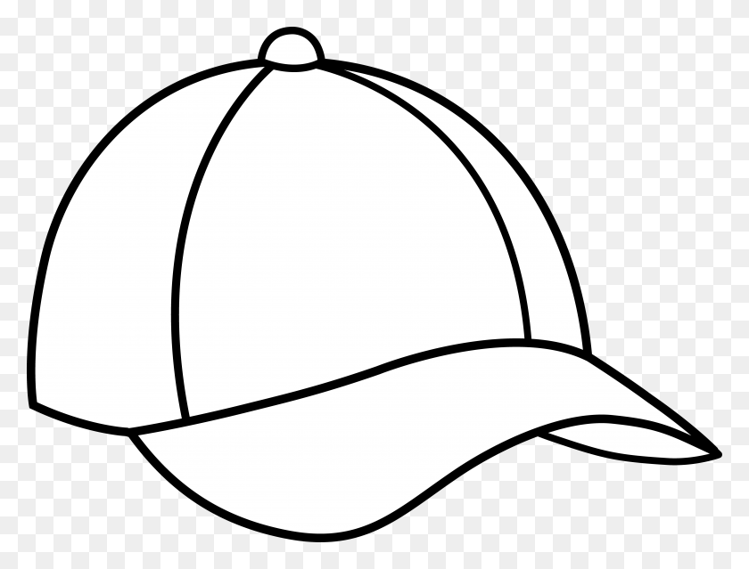 5406x4019 Baseball Unit Baseball - Cowboy Hat Clipart Black And White