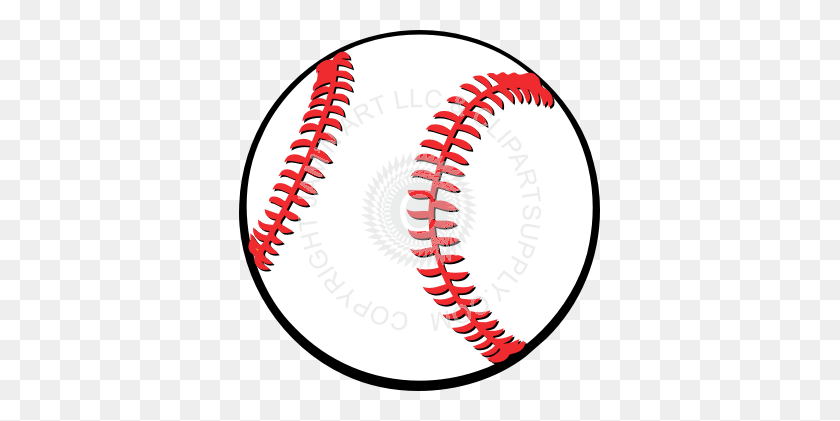 361x361 Baseball With Red Laces - Baseball Laces PNG