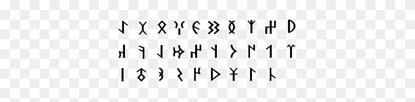 392x148 Bashkir Runes - Runes PNG
