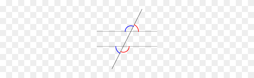 200x200 Geometría Básica Líneas Paralelas Transversales - Líneas Geométricas Png