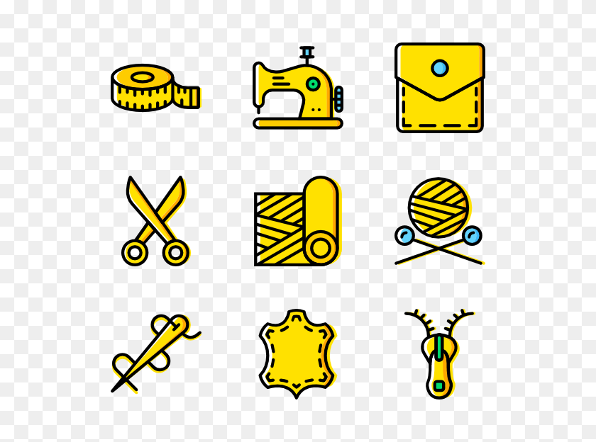 600x564 Basic Miscellany Icon Family Yellow - Yellow PNG