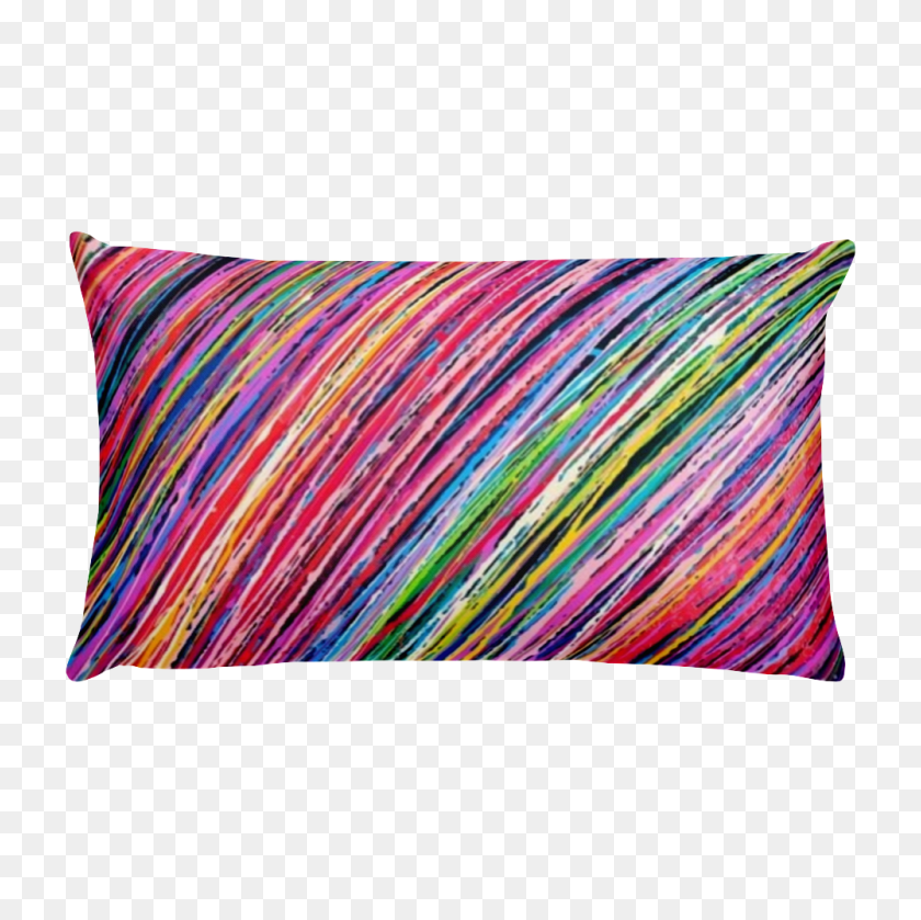 1000x1000 Basic Pillow Abstract Stripe Paint Illustration Digitalart Io - Paint Stripe PNG