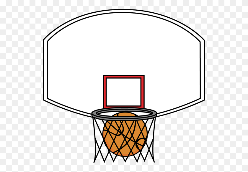 550x524 Basket Ball Picture - Wrestling Ring Clipart