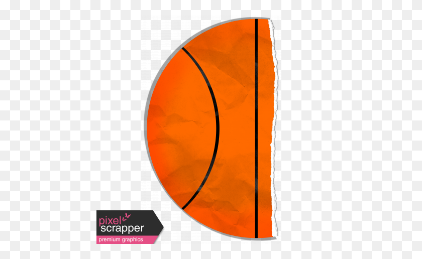 456x456 Basketball Ball Torn Graphic - Torn PNG