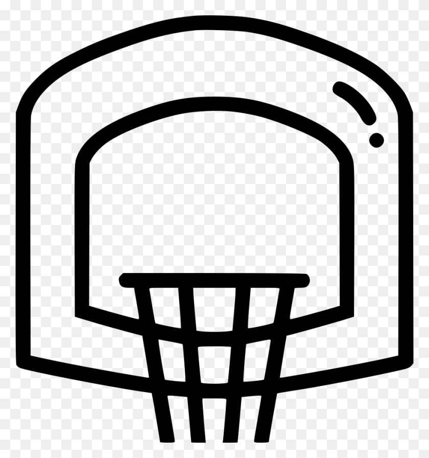 914x980 Basketball Basket Hoop Png Icon Free Download - Basketball Hoop PNG