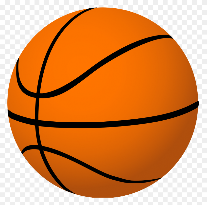 1035x1024 Basketball Clipart - Orange PNG