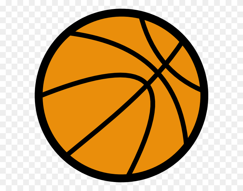600x600 Баскетбол Клипарт Баскетбол Картинки - Оранжевый Клипарт