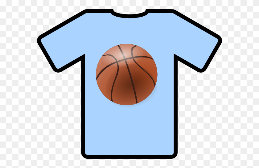 600x486 Basketball Clipart For T Shirts Clip Art - Half Basketball Clipart