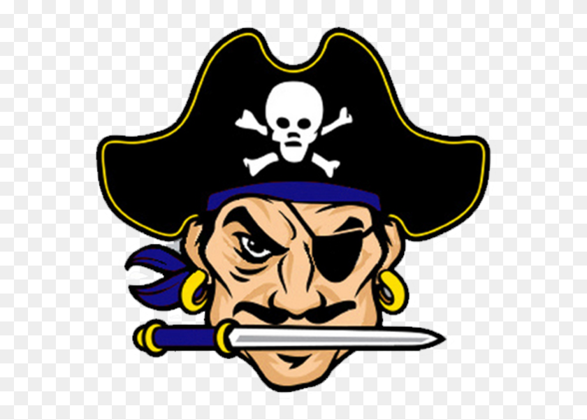 720x541 Basketball Clipart Pirate - Pirate Hat Clipart