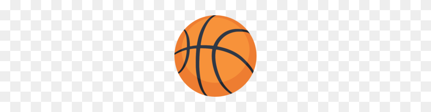 160x160 Basketball Emoji On Facebook - Basketball Emoji PNG