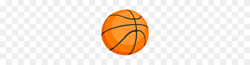 160x160 Basketball Emoji On Messenger - Basketball Emoji PNG