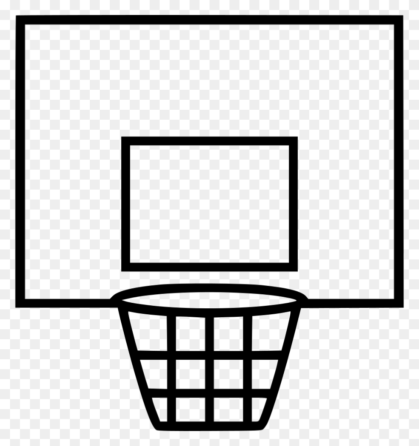 916x980 Basketball Hoop Png Icon Free Download - Basketball Hoop PNG