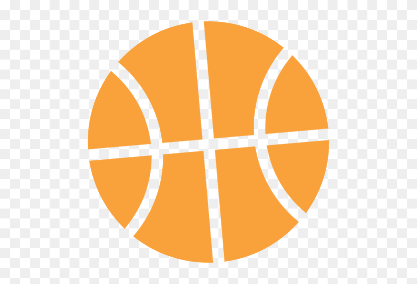 512x512 Значок Баскетбол Силуэт - Баскетбол Прозрачный Png