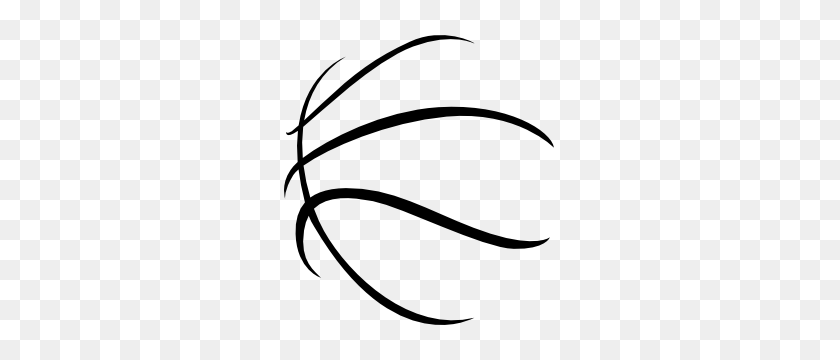 300x300 Basketball Lines - Basketball Lines Clipart