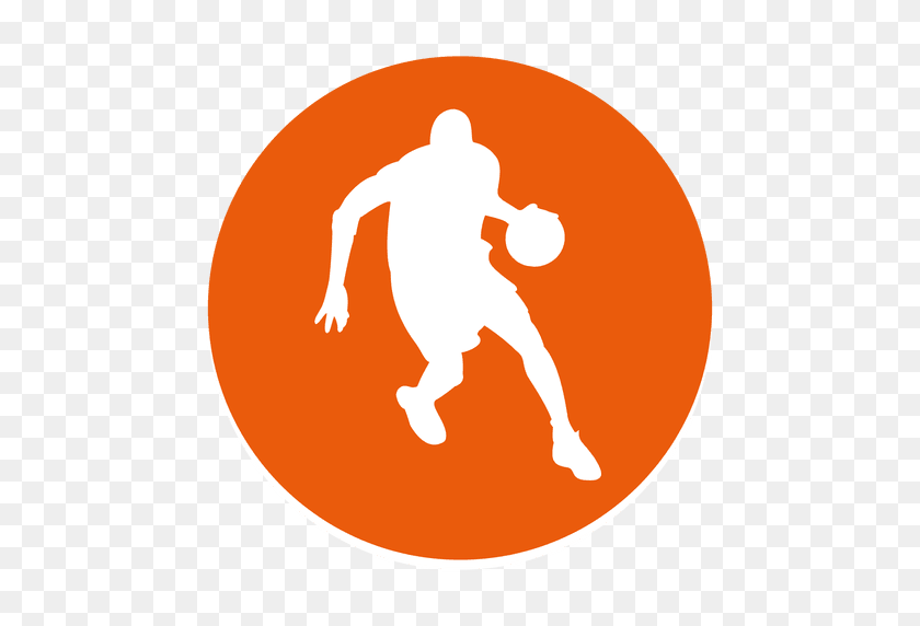512x512 Basketball Player Circle Icon - Basketball Transparent PNG