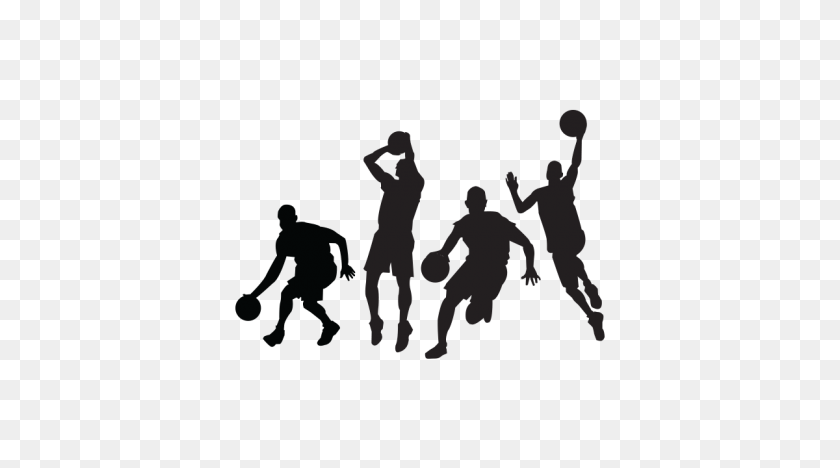 1200x628 Basketball Players Silhouettes Free Vector And Png The Graphic - Basketball Player PNG