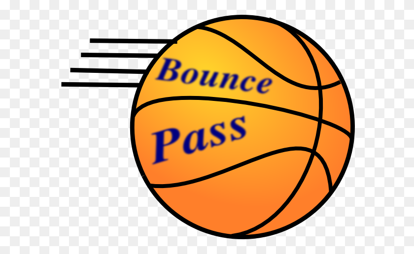 600x456 Basketball With Lines At End Clip Art - Bouncing Basketball Clipart